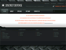 Tablet Screenshot of discreetdefenseca.com
